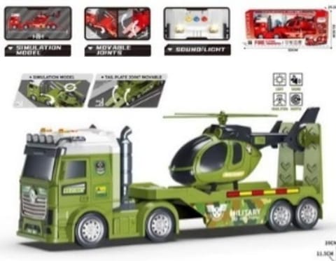 ⁨Laweta + helikopter Militarny 55x12x20cm⁩ w sklepie Wasserman.eu