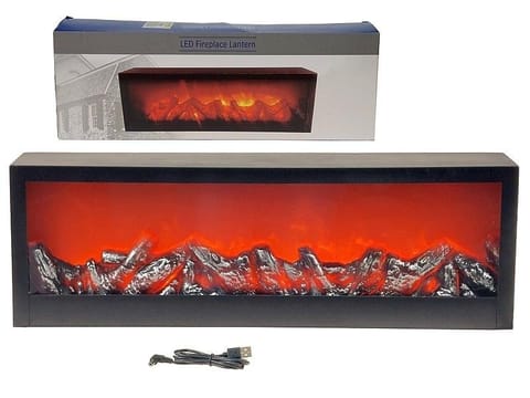 ⁨Lampka kominek LED na USB⁩ w sklepie Wasserman.eu