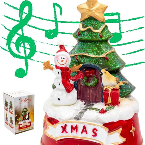 ⁨DEKORACJA ŚWIĄTECZNA GRAJĄCA BAŁWAN⁩ w sklepie Wasserman.eu