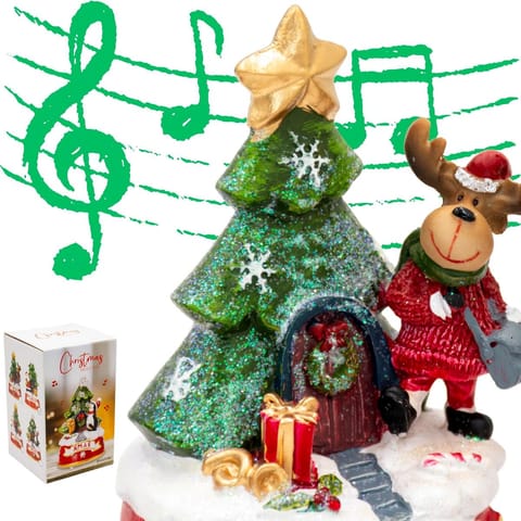 ⁨DEKORACJA ŚWIĄTECZNA GRAJĄCA RENIFER⁩ w sklepie Wasserman.eu