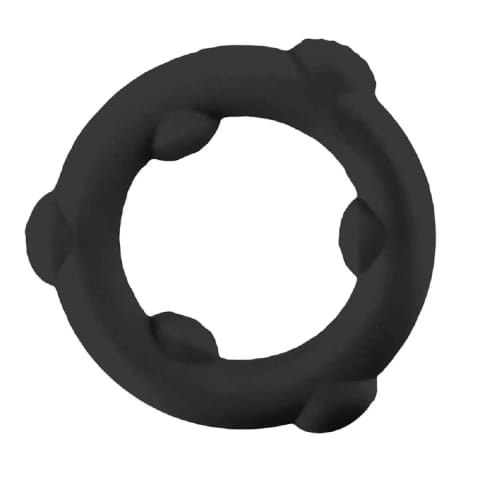 ⁨Pierścień erekcyjny [SIL] SPINNER Cockring Black Oxballs⁩ w sklepie Wasserman.eu