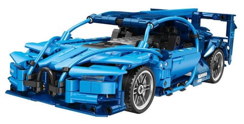 ⁨Zestaw Klocków Autko 523el. Niebieski⁩ w sklepie Wasserman.eu
