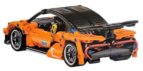 Zestaw Klocków Autko Sportowe 491el. Pomarańczowe w sklepie Wasserman.eu