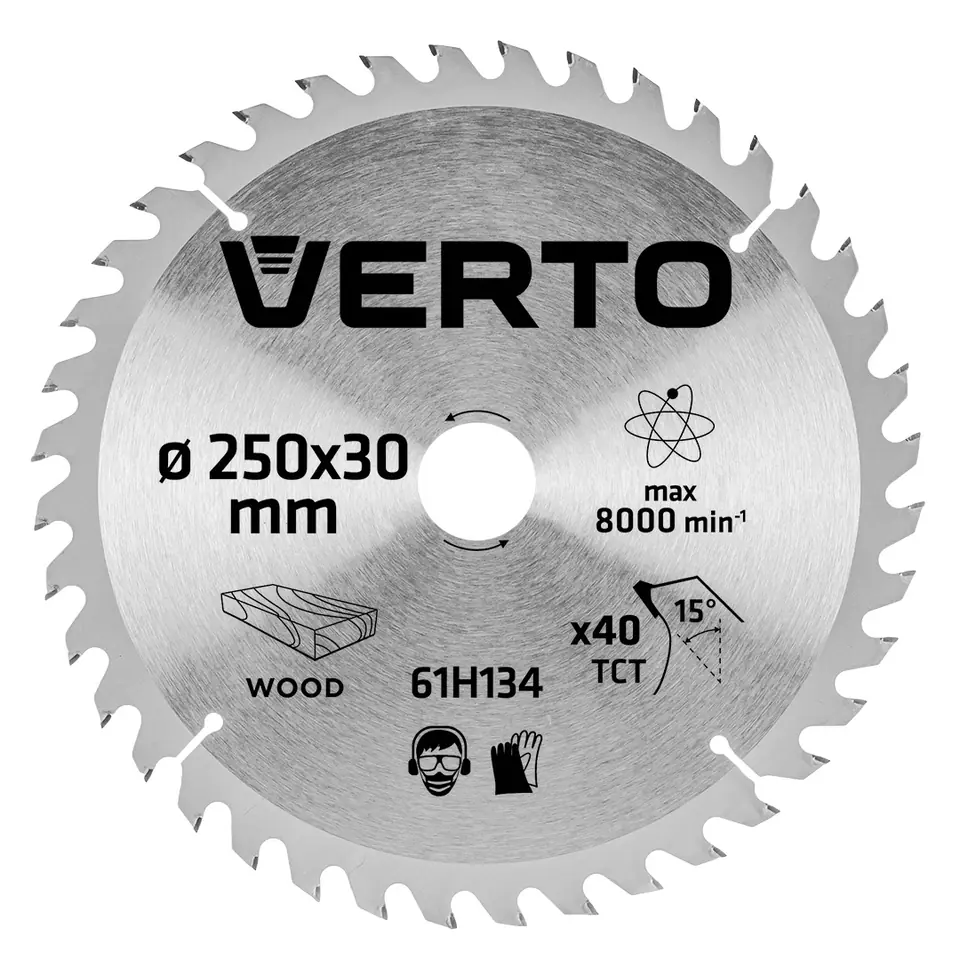 ⁨Saw blade, widiowa, 250 x 30 mm, 40 teeth⁩ at Wasserman.eu