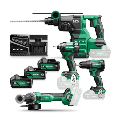 ⁨ZESTAW ELEKRONARZĘDZI DS18DE+WH18DC+G1813DA+DH18 18V 3*5.0AH⁩ w sklepie Wasserman.eu