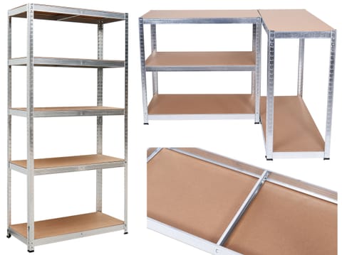 ⁨Regał magazynowy Conor 875 kg 180 x 90 x 30 cm⁩ w sklepie Wasserman.eu