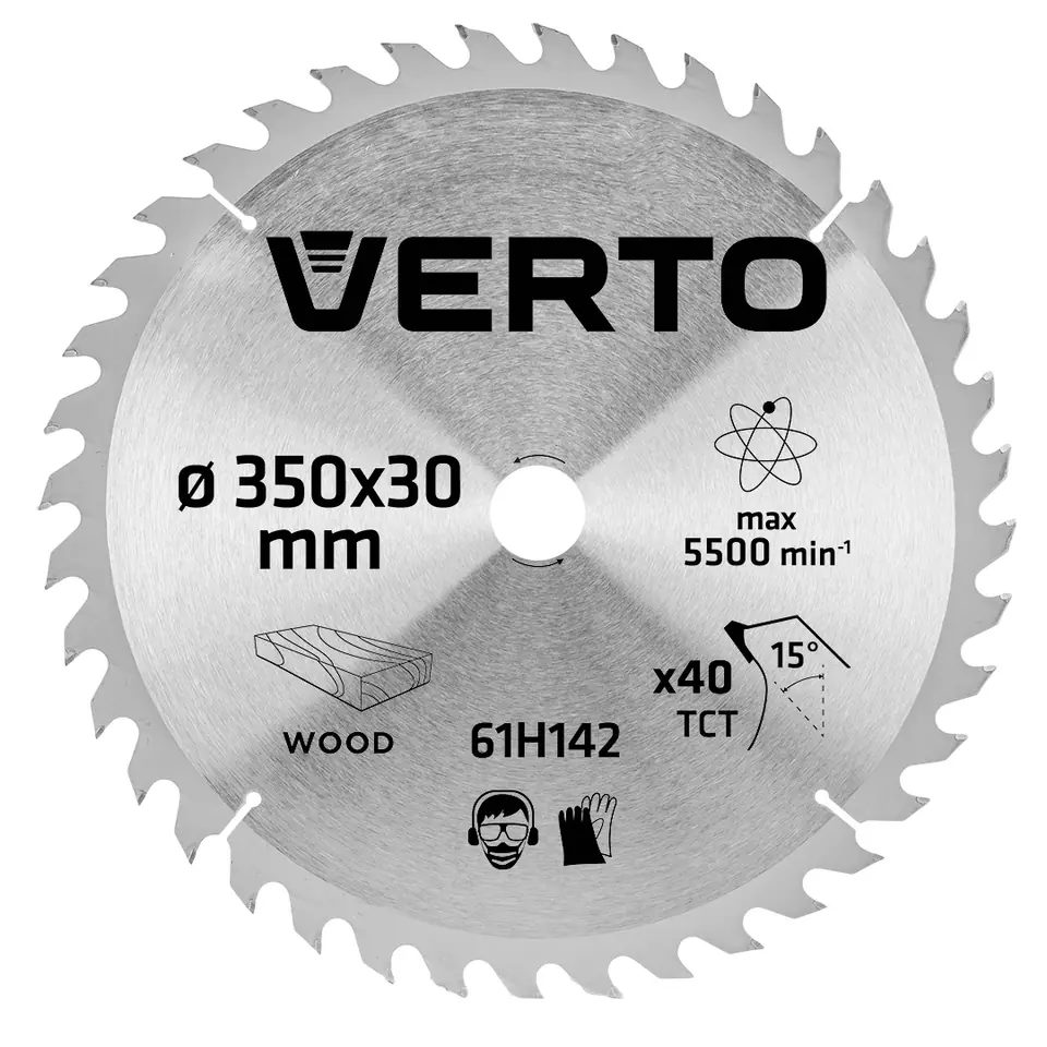 ⁨Saw blade, forklift, 350 x 30 mm, 40 teeth⁩ at Wasserman.eu