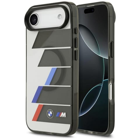 Etui BMW M IML Metal Buttons Tricolor Lines MagSafe do iPhone Air antracyt w sklepie Wasserman.eu