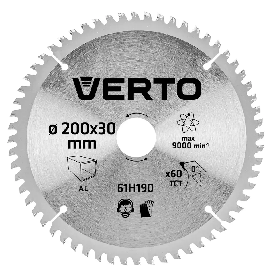 ⁨Saw blade, forklift, 200 x 30 mm, 60 teeth, for aluminium⁩ at Wasserman.eu