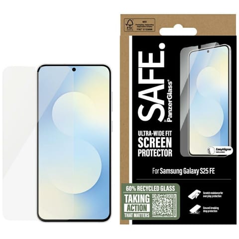 ⁨Szkło hartowane SAFE by PanzerGlass      Ultra-Wide Fit do Samsung Galaxy S25 FE⁩ w sklepie Wasserman.eu