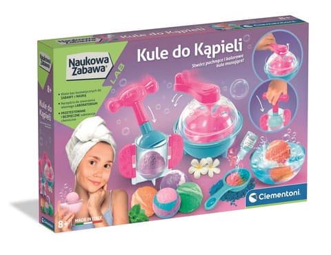 ⁨Naukowa Zabawa Laboratorium Kule Do Kąpieli Język Polski Clementoni 50397⁩ w sklepie Wasserman.eu