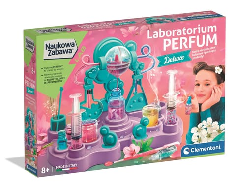 ⁨Naukowa Zabawa Laboratorium Perfum Delux Język Polski Clementoni 50396⁩ w sklepie Wasserman.eu