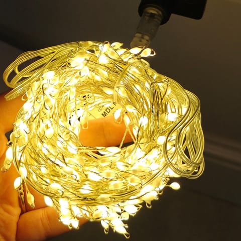 Zewnętrzne/wewnętrzne lampki choinkowe ryż 450 LED 17m, barwa ciepłe białe do dekoracji LAMP60CB w sklepie Wasserman.eu