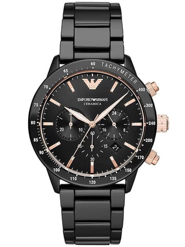 ⁨ZEGAREK MĘSKI EMPORIO ARMANI AR70002 - MARIO - CERAMIKA (zi022a)⁩ w sklepie Wasserman.eu