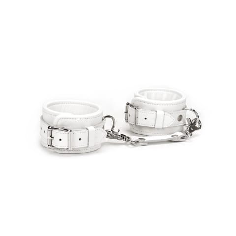 ⁨Kajdanki Fuji White Ankle Cuffs Liebe Seele⁩ w sklepie Wasserman.eu