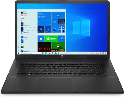 ⁨HP 17-cn0009nw Notebook 43,9 cm (17,3") Full HD Intel® Celeron® 4 GB DDR4-SDRAM 256 GB SSD Wi-Fi 5 (802.11ac) Windows 10 Home Black⁩ at Wasserman.eu