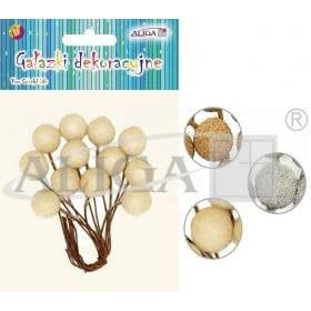 ⁨Gałązki dekoracyjne 3 wzory 11cm DPG-2878 ALIGA⁩ w sklepie Wasserman.eu