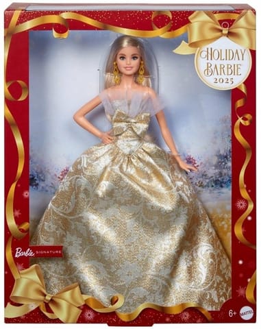 ⁨Barbie Świąteczna Lalka kolekcjonerska Blondynka⁩ w sklepie Wasserman.eu