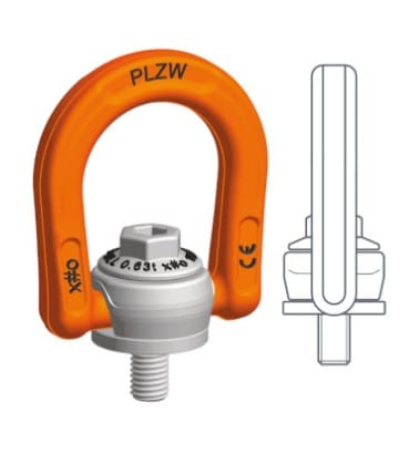 ⁨ŚRUBA Z UCHEM OBROTOWO-UCHYLNYM PLZW M10 0.63T⁩ w sklepie Wasserman.eu