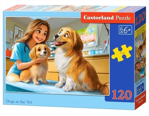 PUZZLE 120EL. DOGS AT THE VET w sklepie Wasserman.eu
