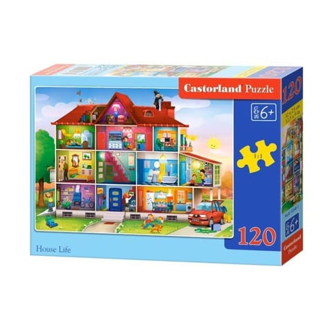 ⁨Puzzle 120el. house life⁩ w sklepie Wasserman.eu