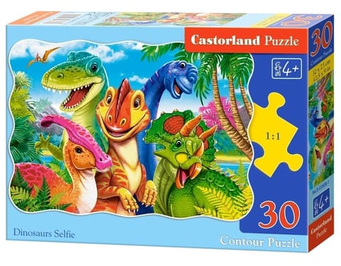 ⁨PUZZLE 30 EL. DINOSAURS SELFIE⁩ w sklepie Wasserman.eu