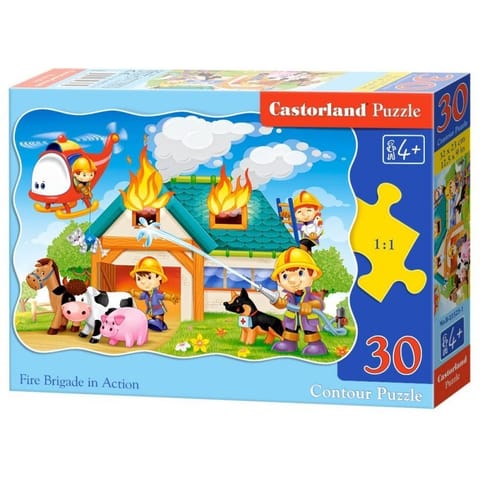 ⁨Puzzle 30 el. Fire Brigade in Action⁩ w sklepie Wasserman.eu