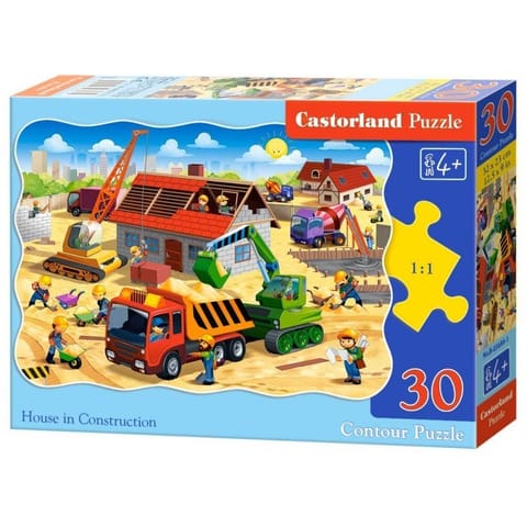 ⁨Puzzle 30 el. House in construction⁩ w sklepie Wasserman.eu