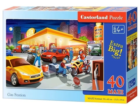 ⁨Puzzle 40-elementów MAXI Gas Station⁩ w sklepie Wasserman.eu