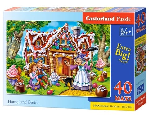 ⁨Puzzle 40 el. MAXI Hansel and Gretel⁩ w sklepie Wasserman.eu
