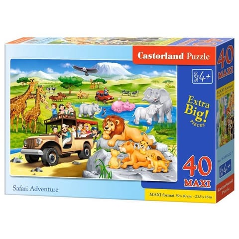 ⁨Puzzle 40el.maxi safari adv.⁩ w sklepie Wasserman.eu
