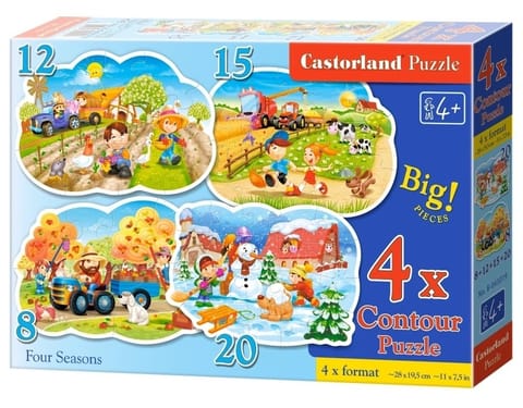 ⁨PUZZLE 4W1 FOUR SEASONS⁩ w sklepie Wasserman.eu