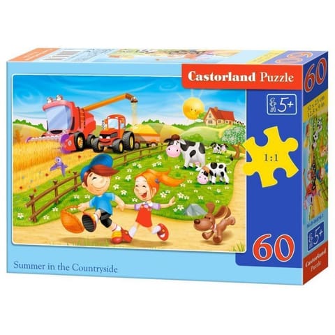 ⁨Puzzle 60 el. Summer in the Countryside⁩ w sklepie Wasserman.eu