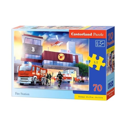 ⁨Puzzle 70 el. Fire Station⁩ w sklepie Wasserman.eu