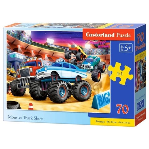 ⁨Puzzle 70 el. Monster Truck Show⁩ w sklepie Wasserman.eu