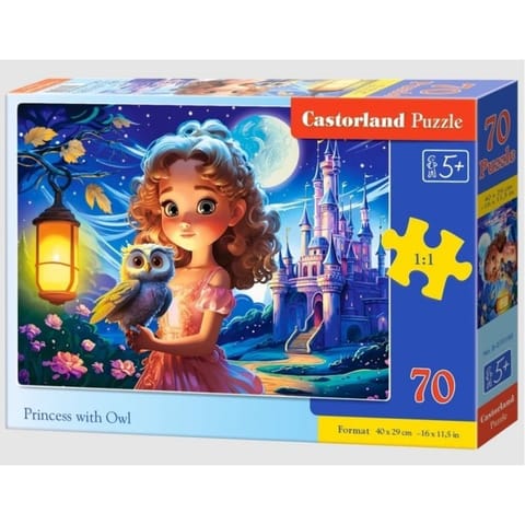 Puzzle 70 princess with owl w sklepie Wasserman.eu