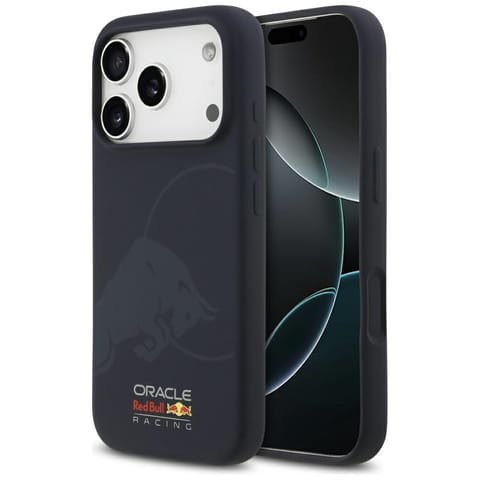 ⁨Etui Red Bull Silicone Single Bull Logo  MagSafe do iPhone 17 Pro granatowy⁩ w sklepie Wasserman.eu