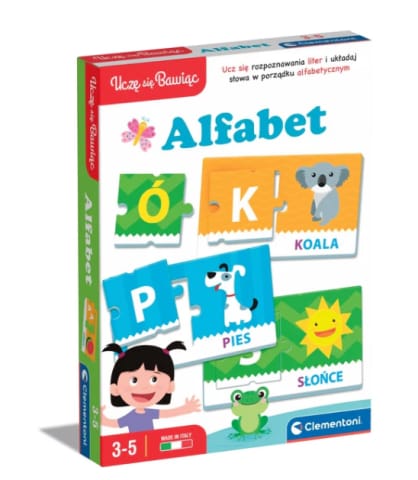 ⁨Gra edukacyjna Alfabet Uczę się Bawiąc Język Polski Clementoni 50766⁩ w sklepie Wasserman.eu