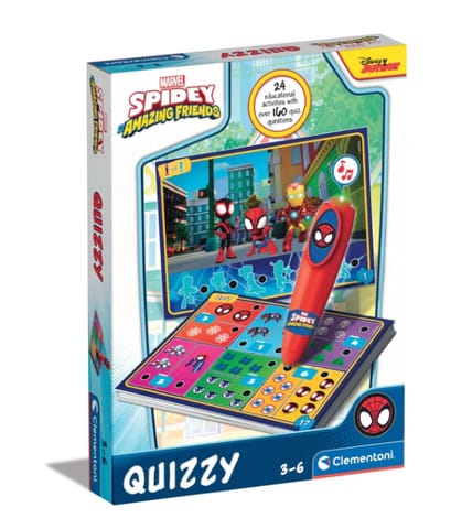 ⁨Interaktywny Quiz Marvel Spidey Disney Junior Clementoni 16805⁩ w sklepie Wasserman.eu