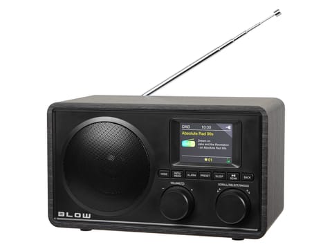 ⁨Radio przenośne  kuchenne FM/DAB+ BLOW RK5 BT czarne⁩ w sklepie Wasserman.eu