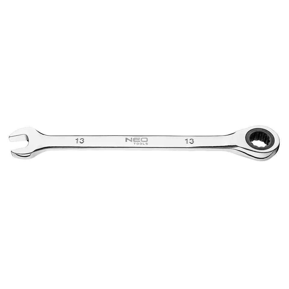 ⁨Combination spanner with ratchet, 13 mm⁩ at Wasserman.eu