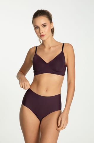 ⁨Biustonosz Simple t-shirt Bra Dark Plum (Rozmiar XL)⁩ w sklepie Wasserman.eu