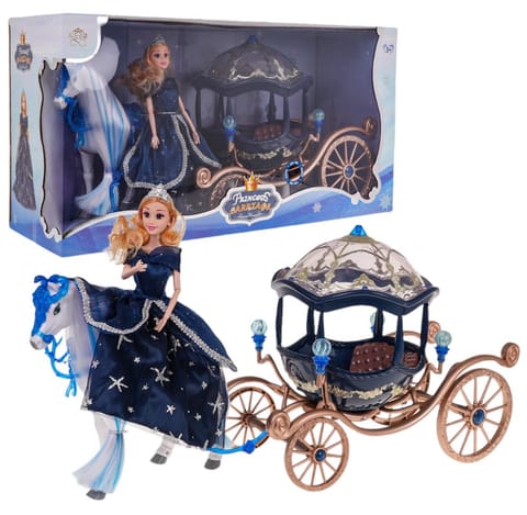 ⁨Magiczna Kareta z Lalką Niebieska⁩ w sklepie Wasserman.eu