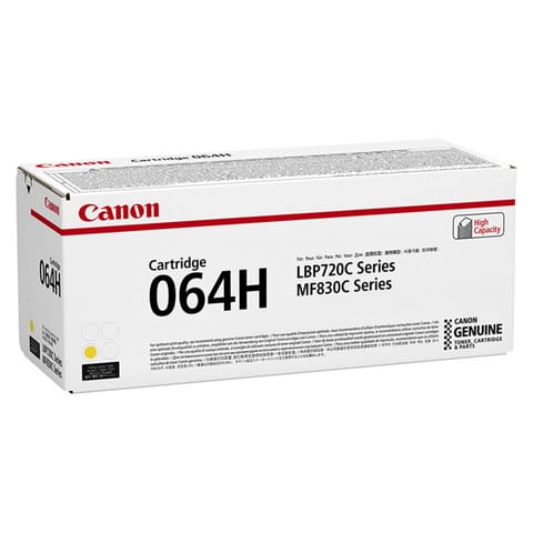 ⁨Canon oryginalny toner 064HY, 4932C002, yellow, high capacity⁩ w sklepie Wasserman.eu