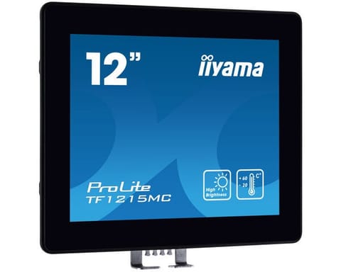 ⁨Monitor TF1215MC-B1 12 inches IPS, HDMI, DP, VGA, IP65, 10points, 450cd/m2⁩ at Wasserman.eu
