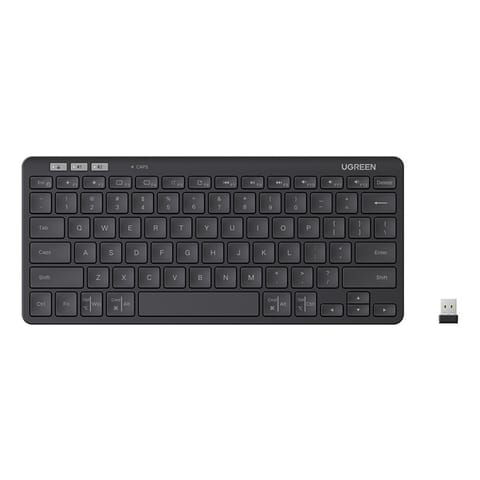 ⁨Klawiatura bezprzewodowa wielotrybowa Ugreen K551, Bluetooth 5.3 (czarna)⁩ w sklepie Wasserman.eu