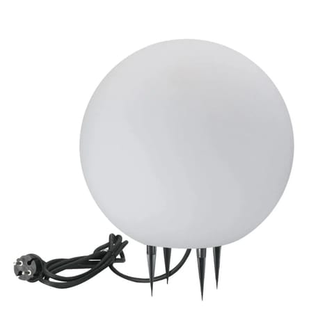 ⁨LAMPA OGRODOWA ARGENTO 30 BIAŁA KULA E27⁩ w sklepie Wasserman.eu