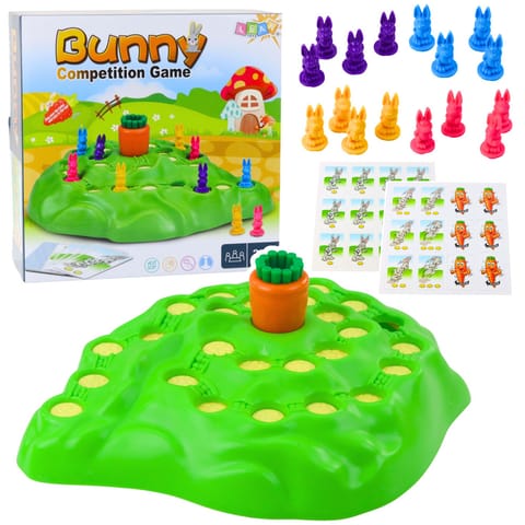 Gra Rodzinna Króliki Funny Bunny Wyścig Po Marchew Karty w sklepie Wasserman.eu