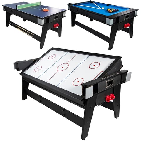 ⁨STÓŁ DO MULTIGIER 4W1 BILARD TENIS STOŁOWY CYMBERGAJ STÓŁ JADALNY 189x94,1x81,3CM ENERO⁩ w sklepie Wasserman.eu