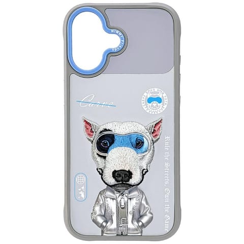 ⁨Etui Nimmy Cool&Cute 2.0 Dog do iPhone   17 szary⁩ w sklepie Wasserman.eu